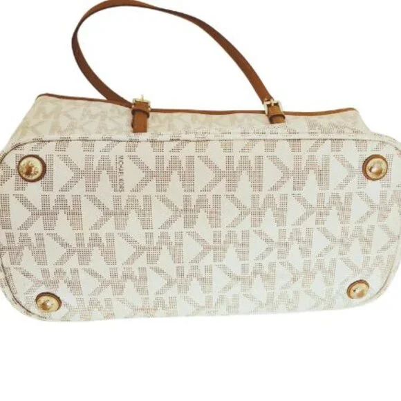 MICHAEL KORS SIGNATURE JET SET TOTE BAG - Picture 7 of 9